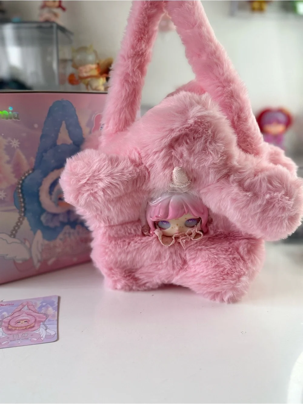 May Tree Dumia God of love Plush Doll Handbag  - Cute Unicorn Face. Confirmed.